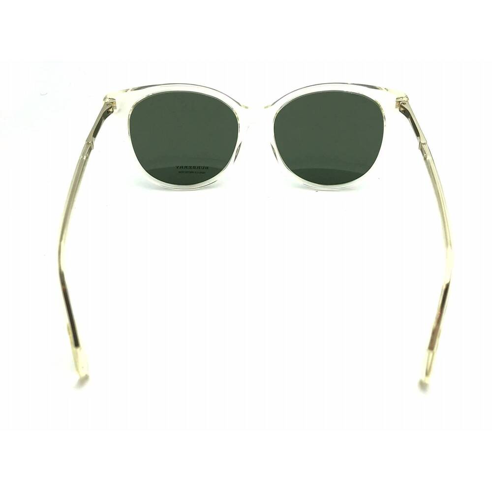 NEW BURBERRY women's 4333 3852/71 clear round sunglasses in green - Picture 5 of 6
